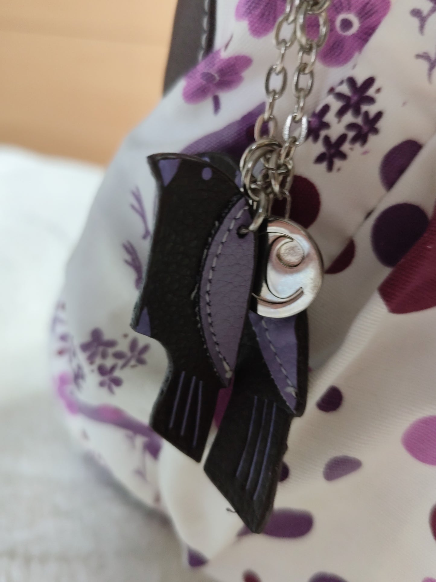 💜 Sac Bandoulière Cacharel en Tissu – Élégance Féminine et Praticité