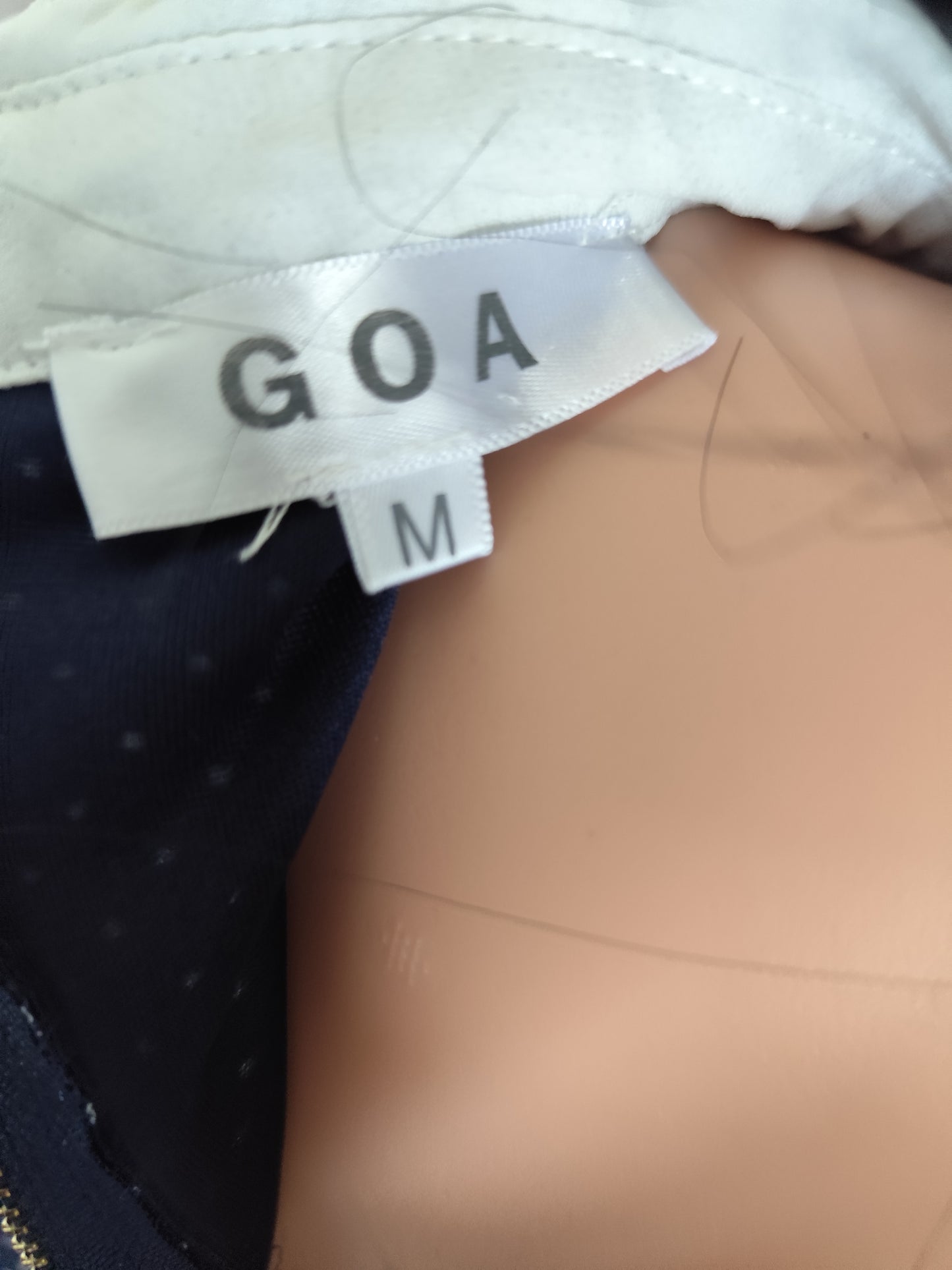 Robe GOA à col Claudine – Esprit rétro chic - Taille 38/40