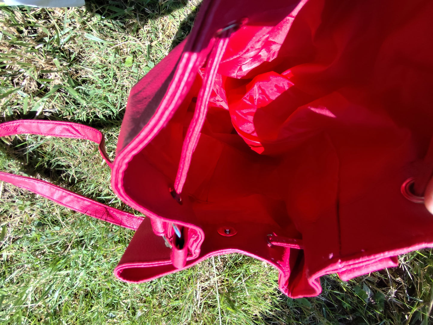 Sac seau Rodier rose framboise – 30x27x18 cm