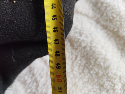 Manteau noir long vintage  – Taille  40/42