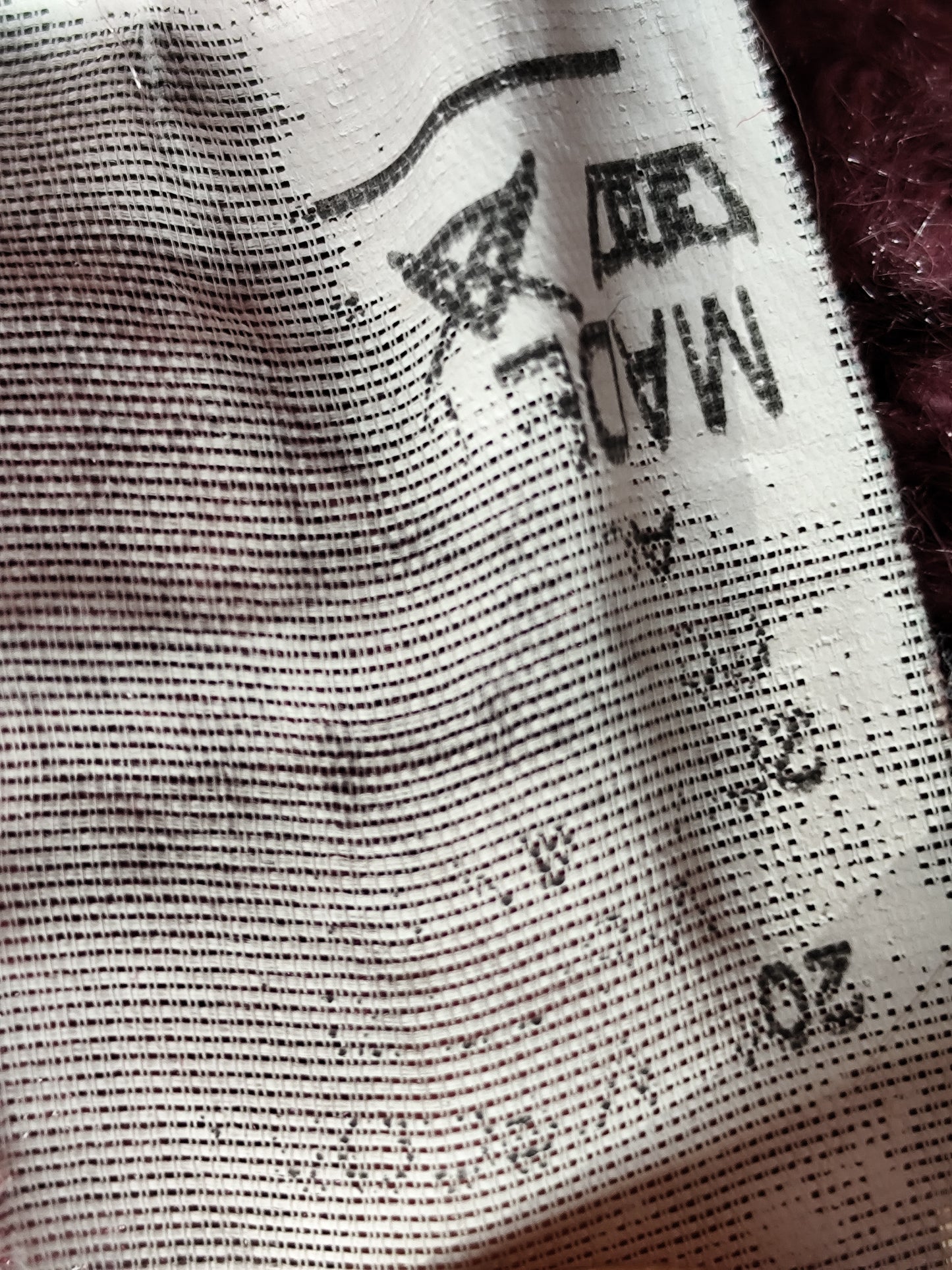 Pull col V violet – Taille 40/42