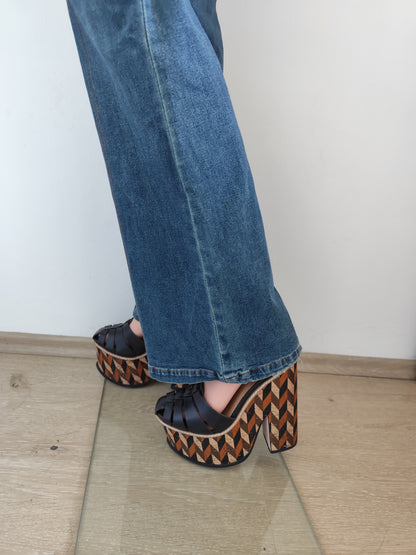 Jean flare taille haute Choklate Paris - T40