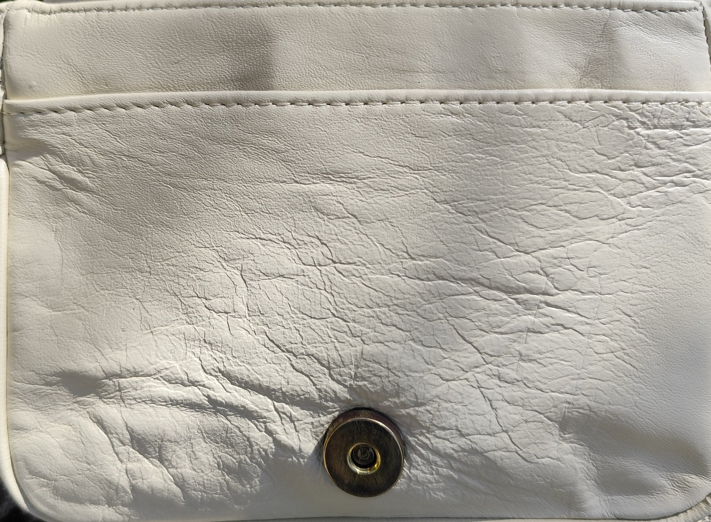Sac bandoulière crème vintage – petit format élégant