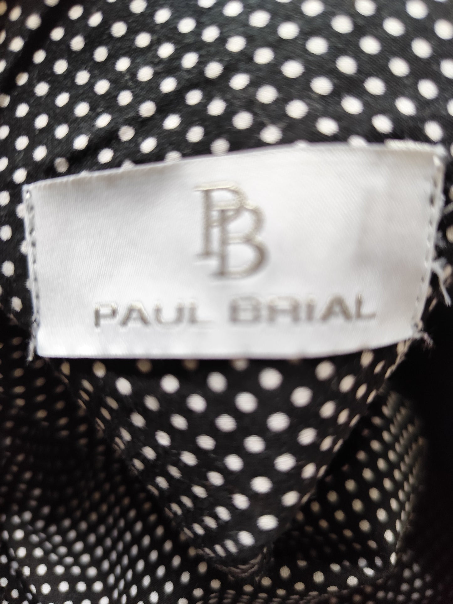 Robe noire brodée – Bréal – Taille 38