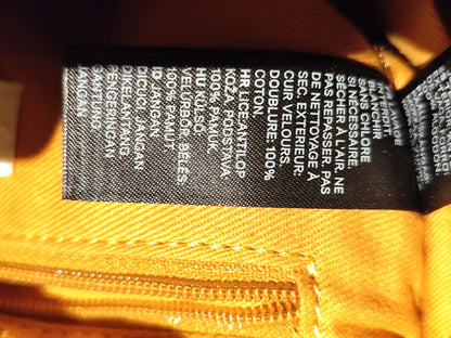 Sac en cuir velours moutarde – H&M – 21×16×5 cm