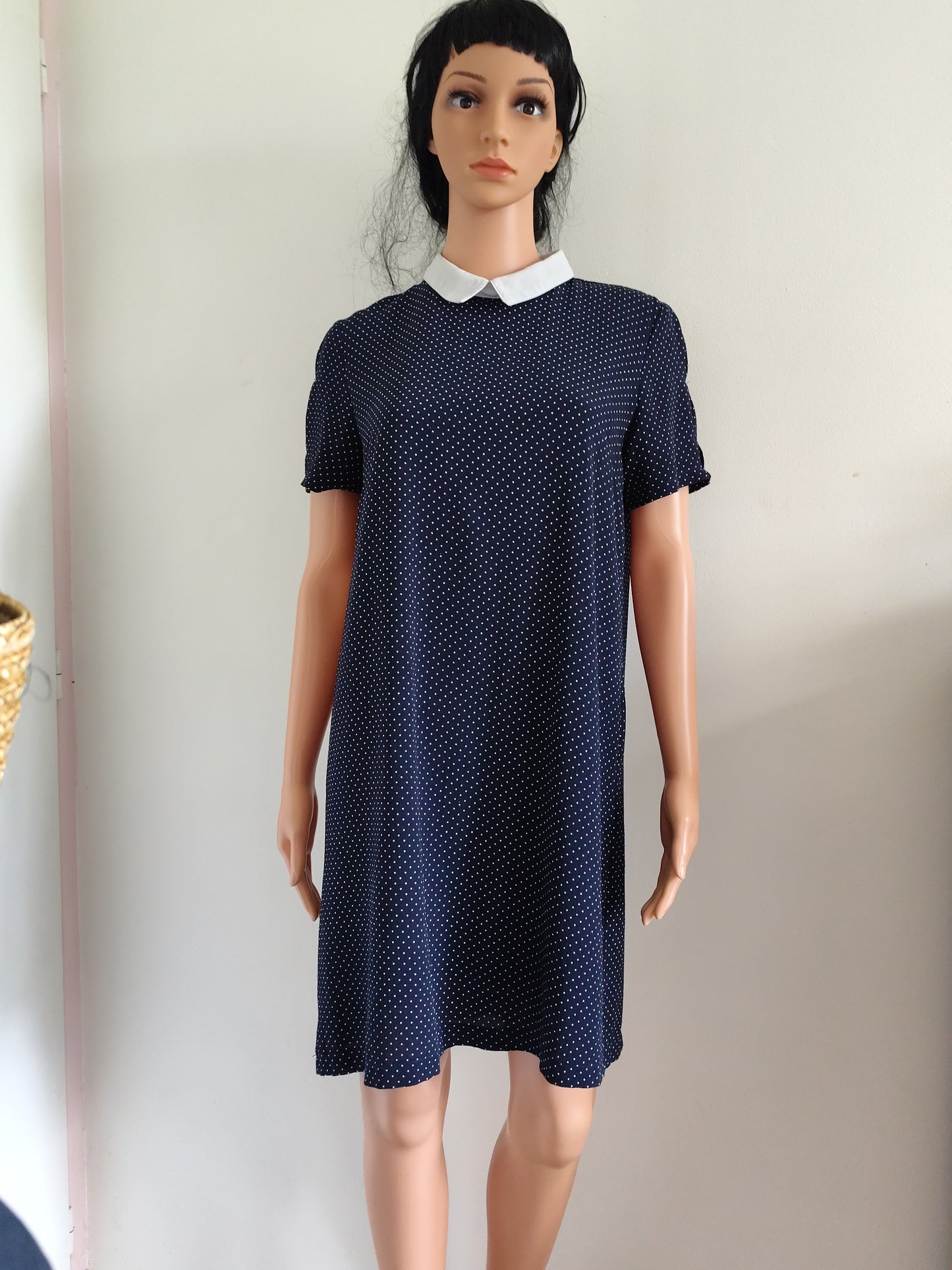Robe GOA à col Claudine – Esprit rétro chic - Taille 38/40