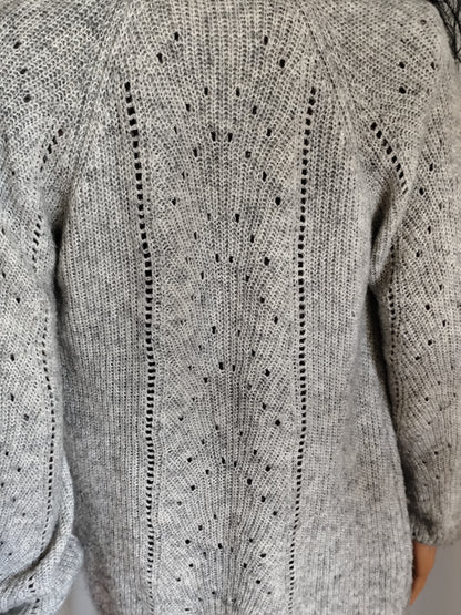 Gilet ajouré gris – Bonobo – taille 36/38