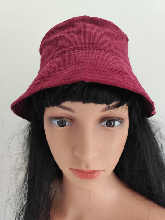 Bob côtelé bordeaux LDADPR