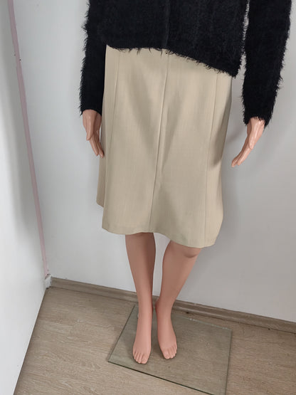 Jupe Courte Naf Naf – Beige Élégant – Taille 40