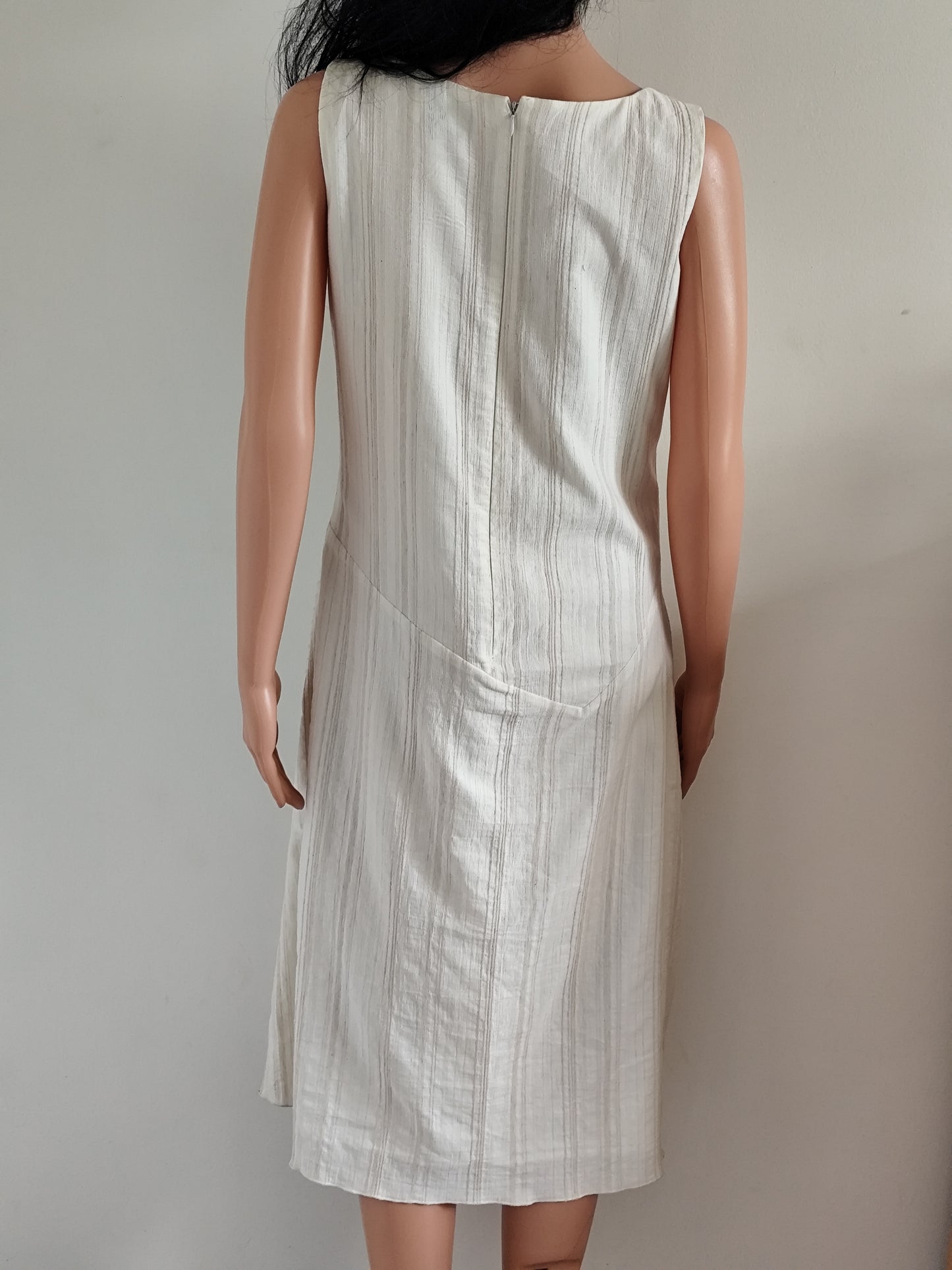 Robe longue en coton et lin – Armand Thiery Affinités – Taille 42