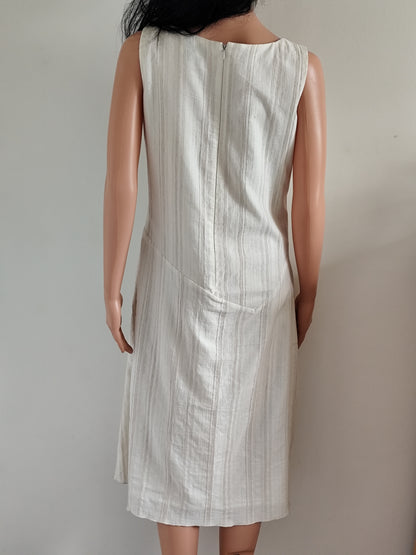 Robe longue en coton et lin – Armand Thiery Affinités – Taille 42