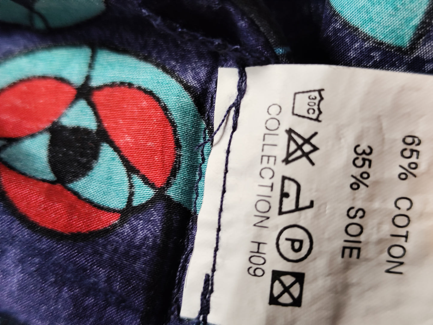 Robe boule La Fée Maraboutée – coton & soie – T.38/40