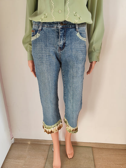 👖 Pantacourt en jean Choklate Paris – Taille 36/38 👖