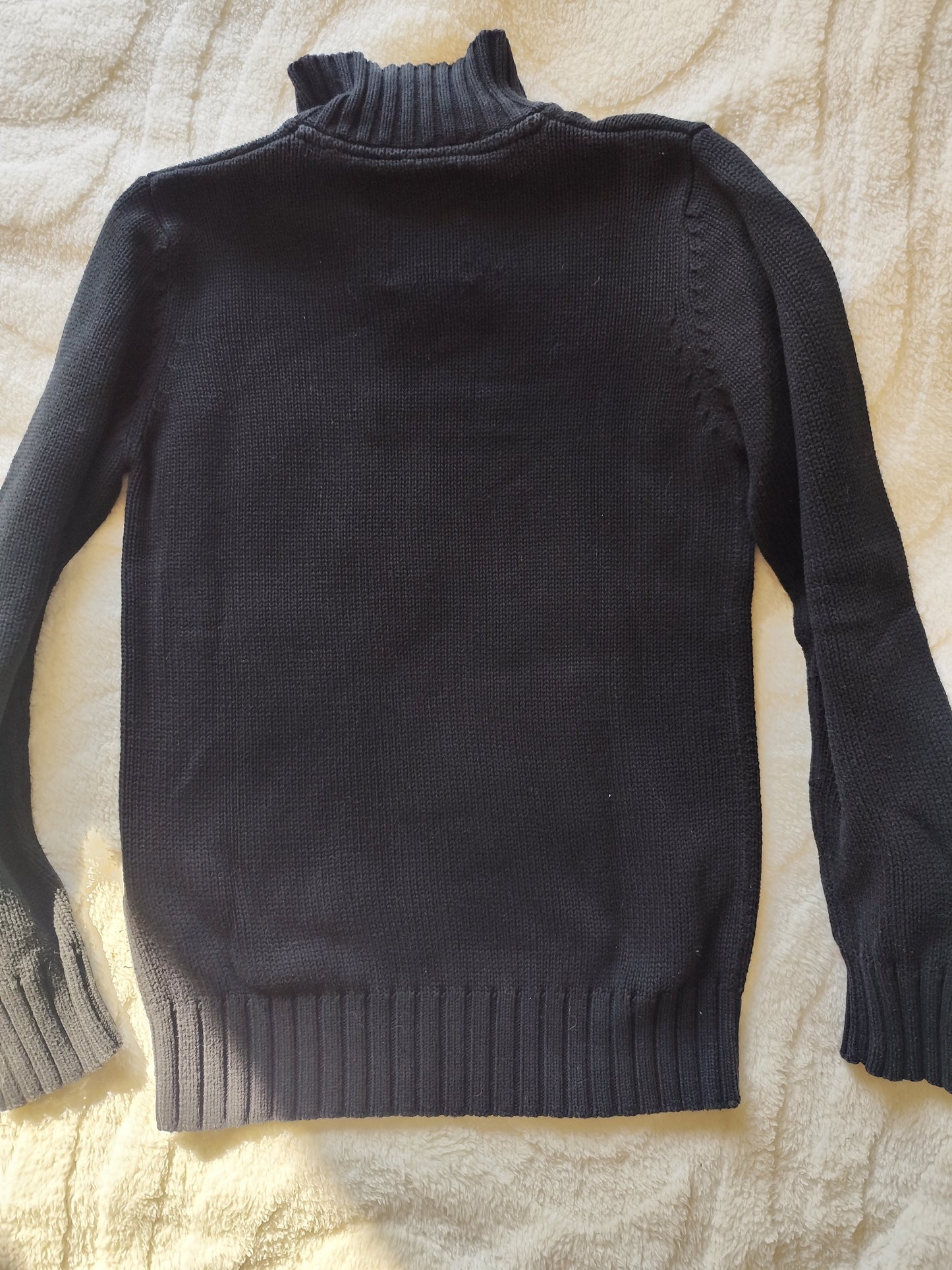 Pull col montant noir Jules – Taille M