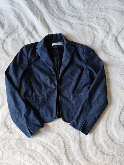 Veste cintrée bleu nuit – Chantal Rosner – T. 38/40