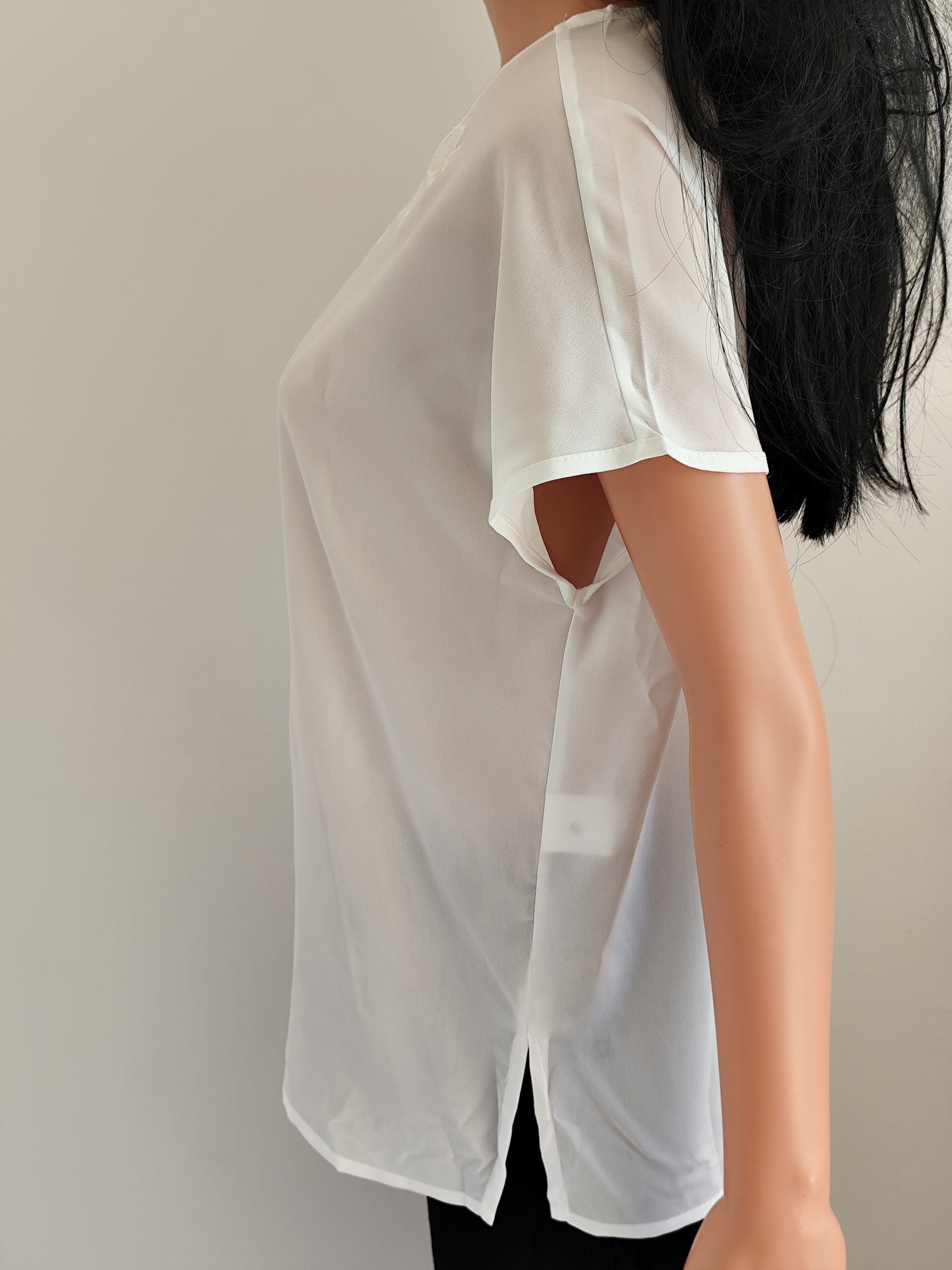 Blouse fluide blanche Afibel – Taille 38/40