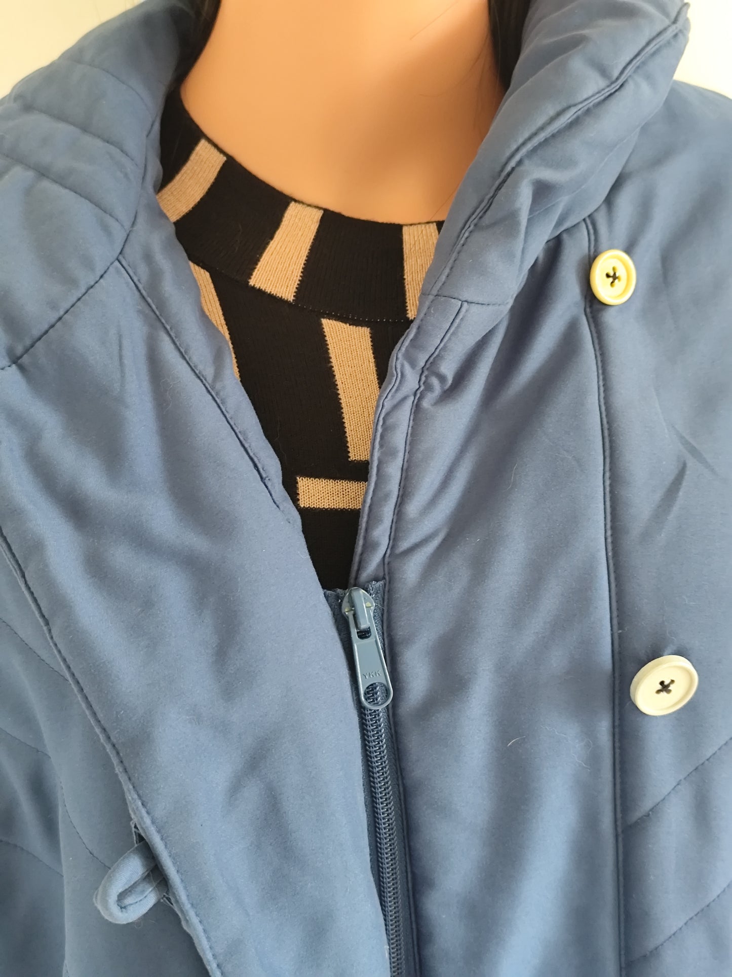 Manteau bleu vintage Damart – T. 42/44
