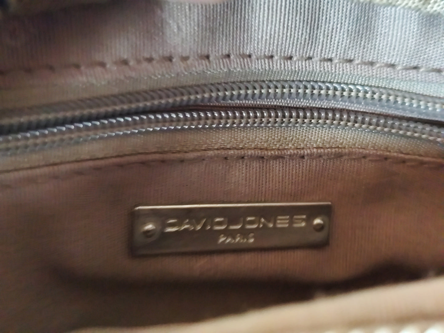 Sac David Jones – Effet Métallisé & Chaînette