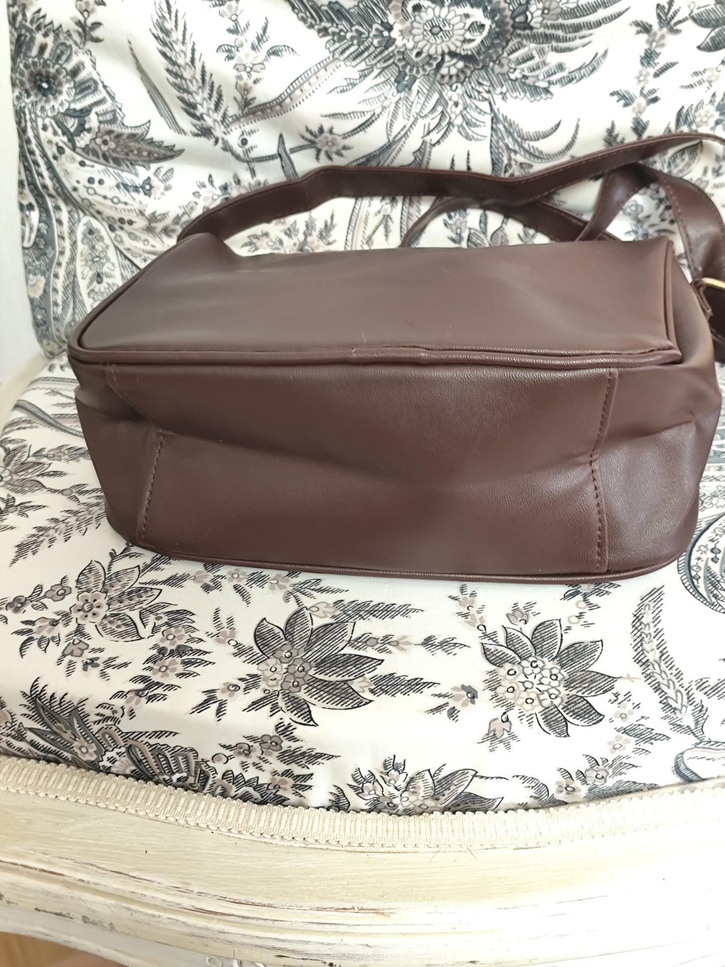 Sac bandoulière marron chocolat – Ted Lapidus