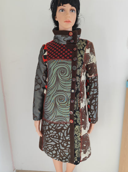 Manteau Desigual patchwork – T. 40 (convient 36/38)