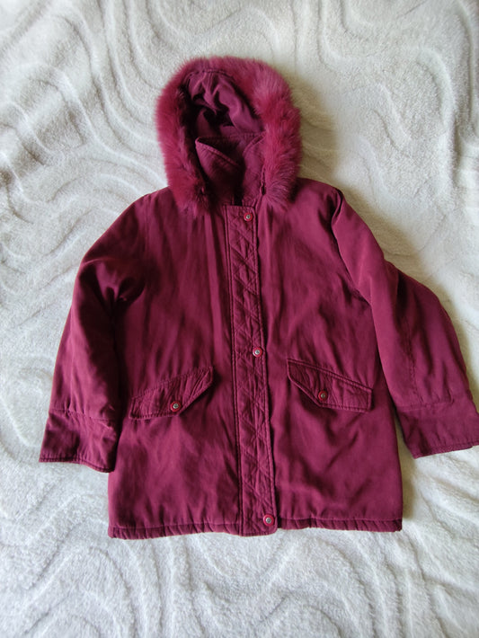 Parka bordeaux Un Jour Ailleurs – Taille 44