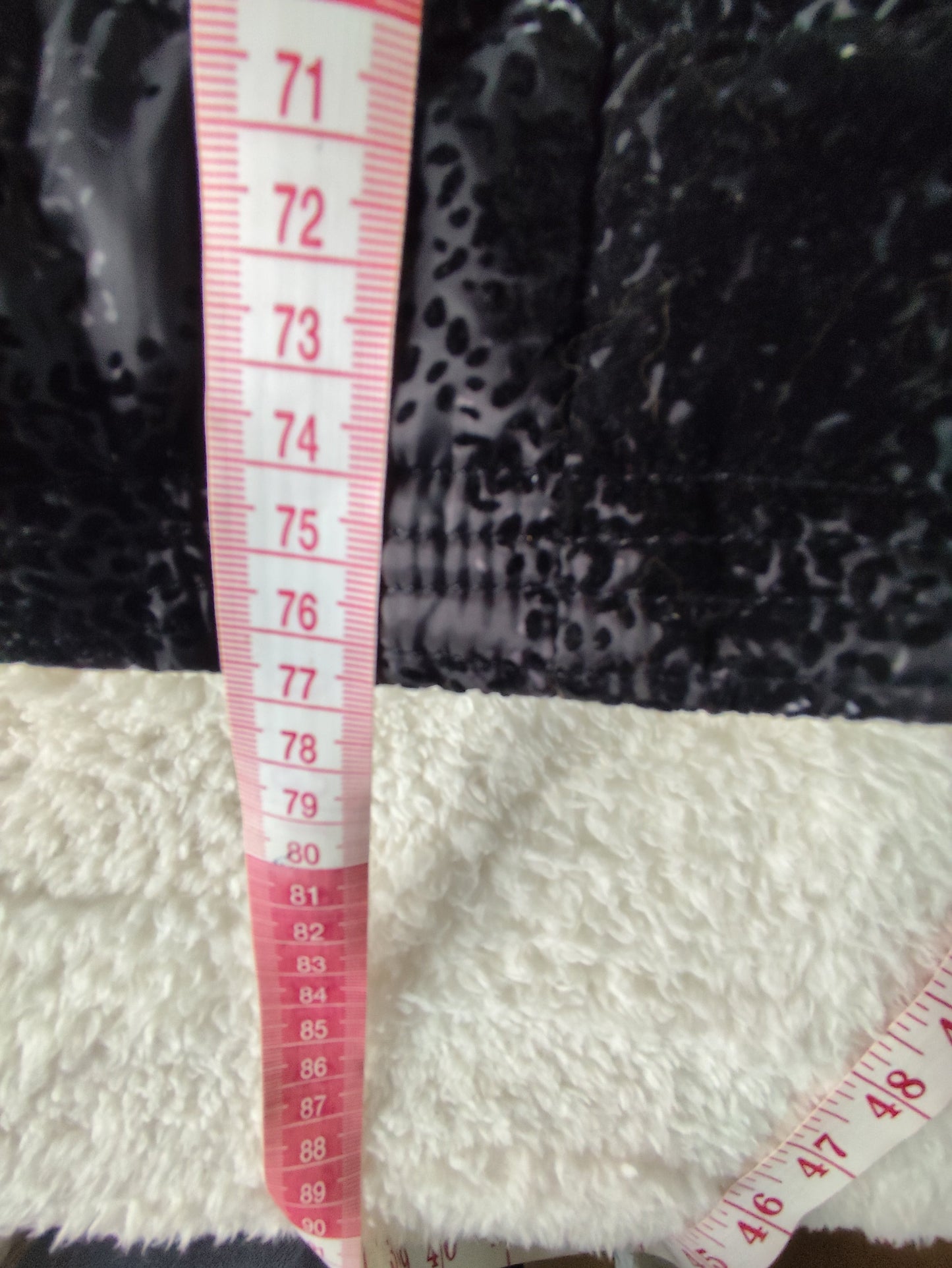 Doudoune imprimée noir & gris – Fashion Concept – Taille 42