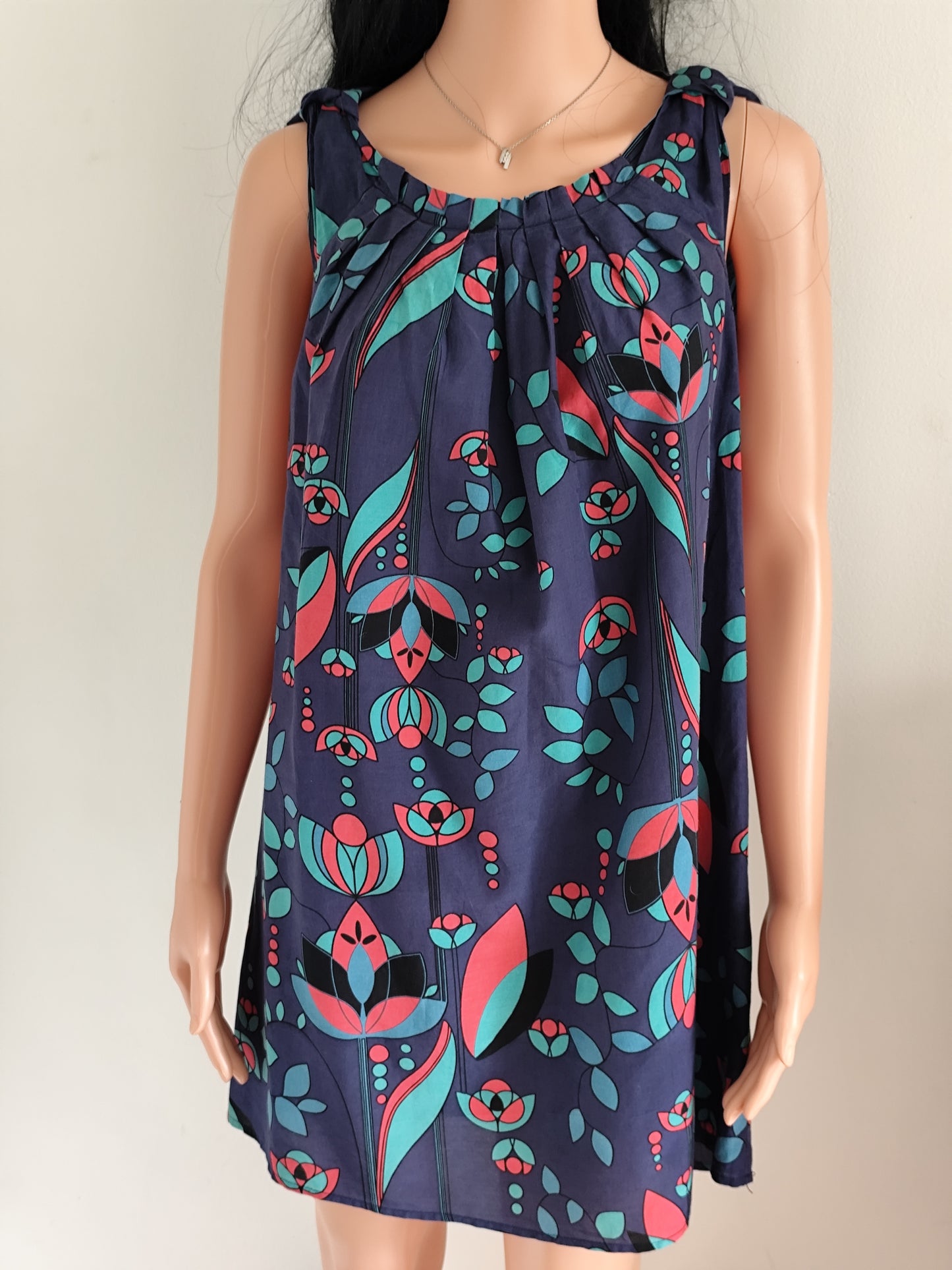 Robe boule La Fée Maraboutée – coton & soie – T.38/40