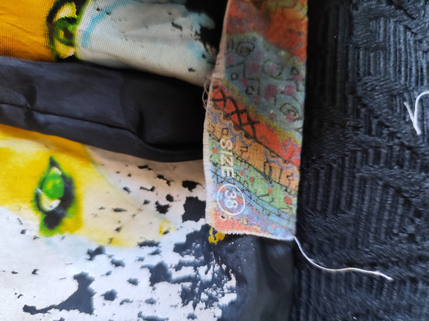 Manteau Desigual noir brodé – T. 38 (convient 36/38)