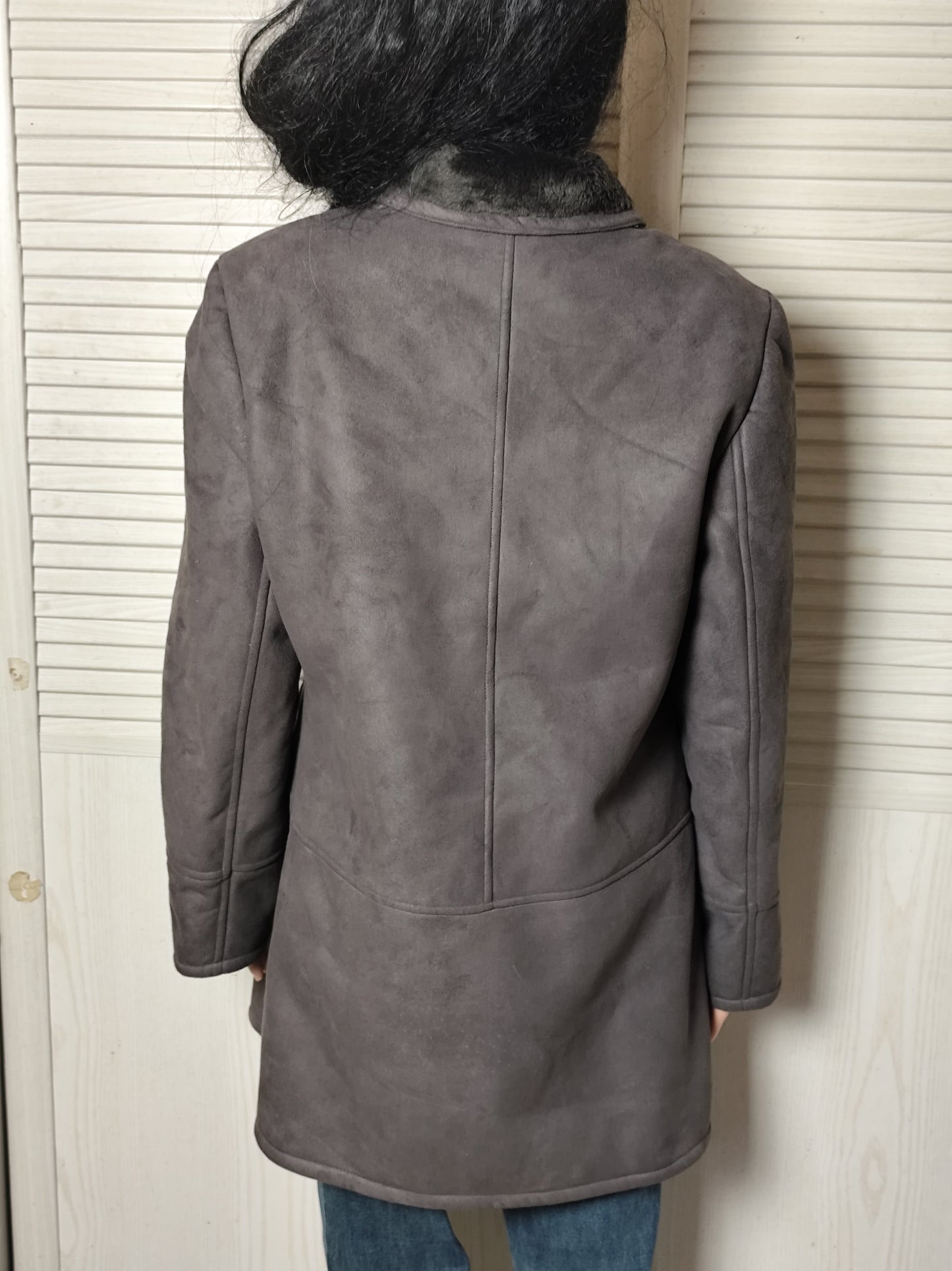 Manteau gris à brandebourgs – DPM by Depech Mod – Taille 42
