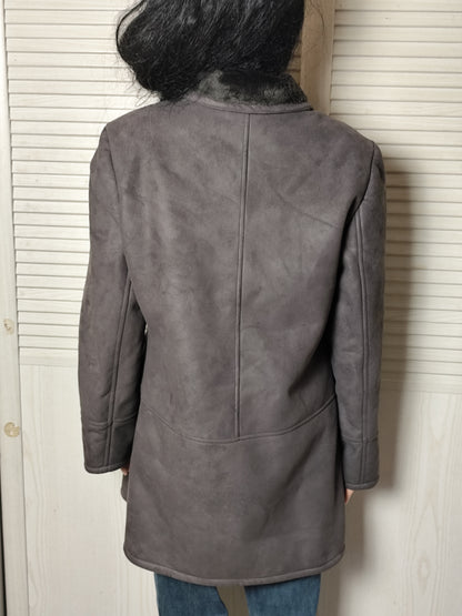 Manteau gris à brandebourgs – DPM by Depech Mod – Taille 42