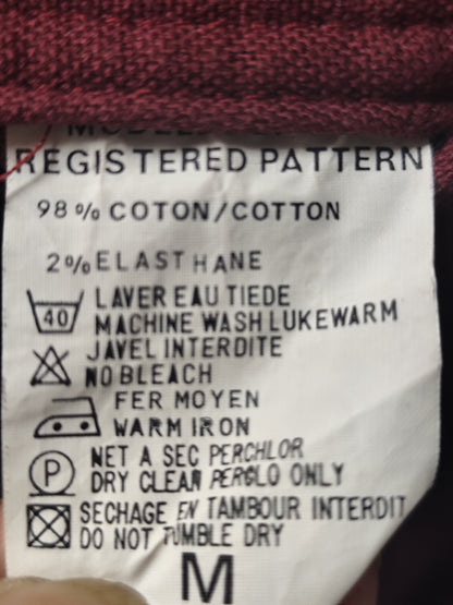 Veste en velours bordeaux Boutique Chipie vintage – taille M 38/40