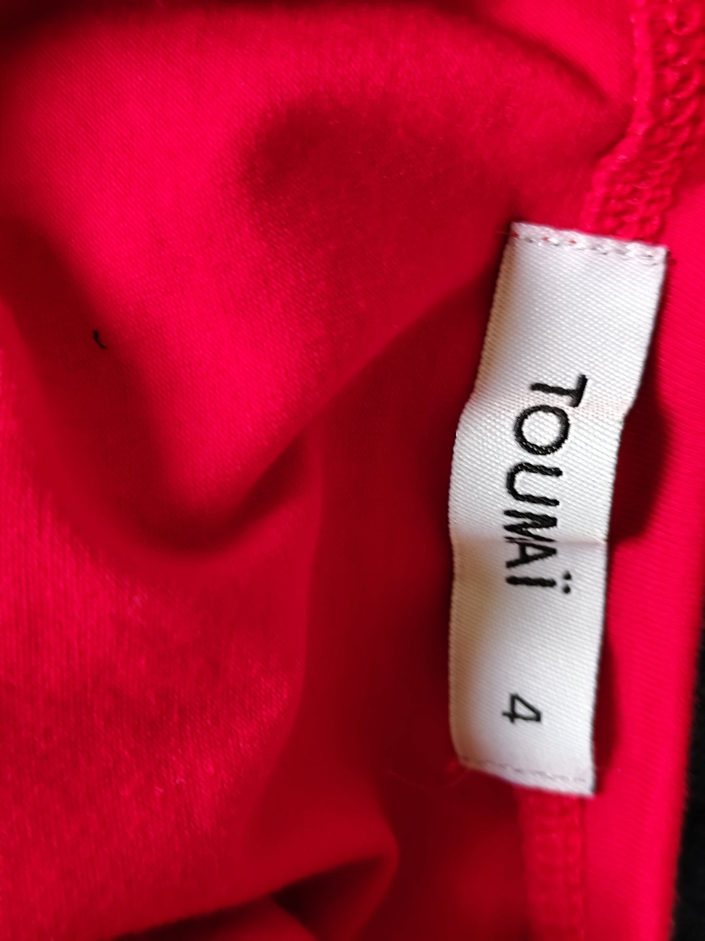 T-shirt Rouge Graphique – Taille 36/38