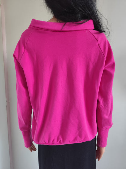 Sweat léger imprimé tropical – Taille estimée 40/42