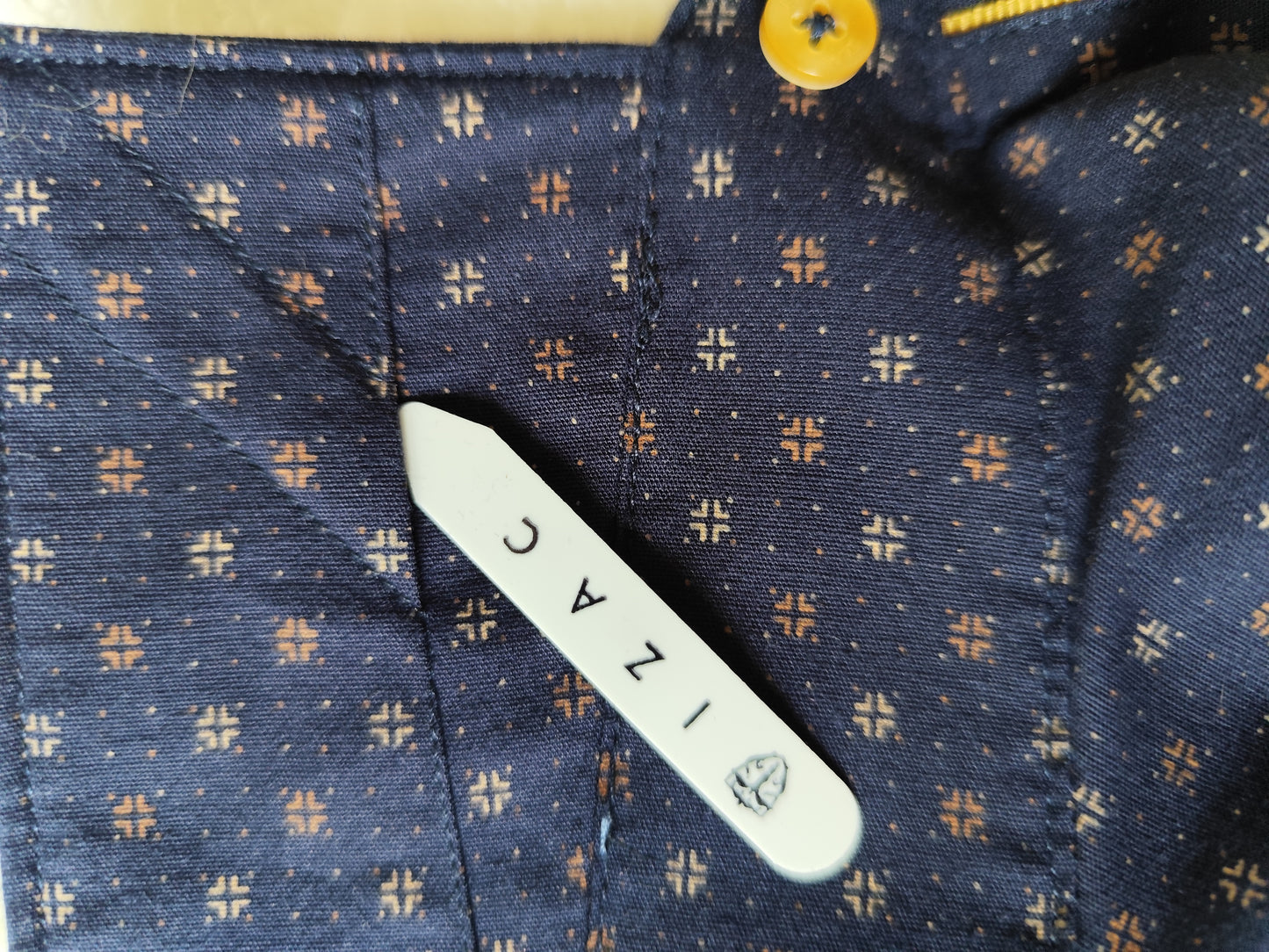 Chemise IZAC homme slim fit stretch – T. 43/44 (XL)