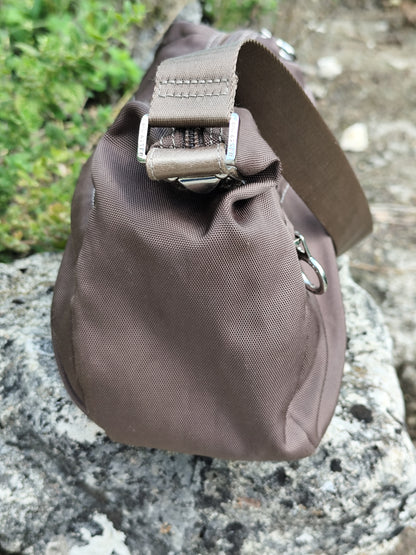 Sac baguette Lancaster Paris – Toile  Taupe