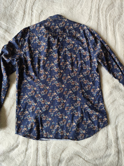 Chemise Izac Limited Edition – bleu marine à fleurs – T. L
