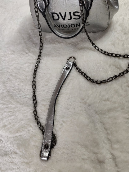 Sac David Jones argenté – Élégance Moderne et Urbaine