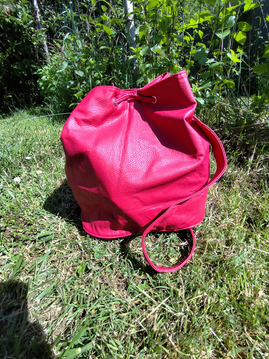 Sac seau Rodier rose framboise – 30x27x18 cm