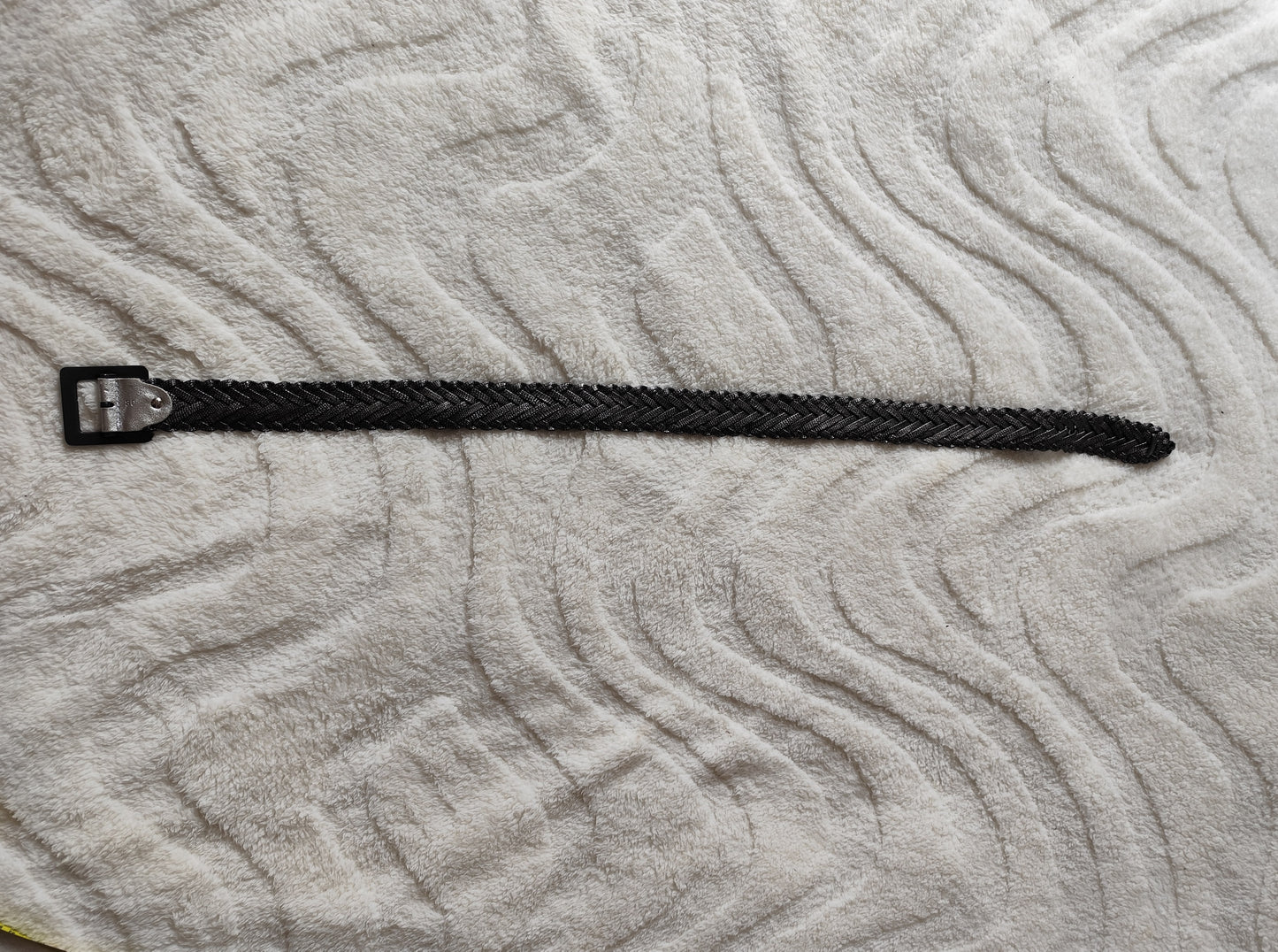 Ceinture Tressée Argentée Bohème – 90 cm