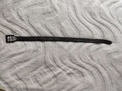 Ceinture Tressée Argentée Bohème – 90 cm