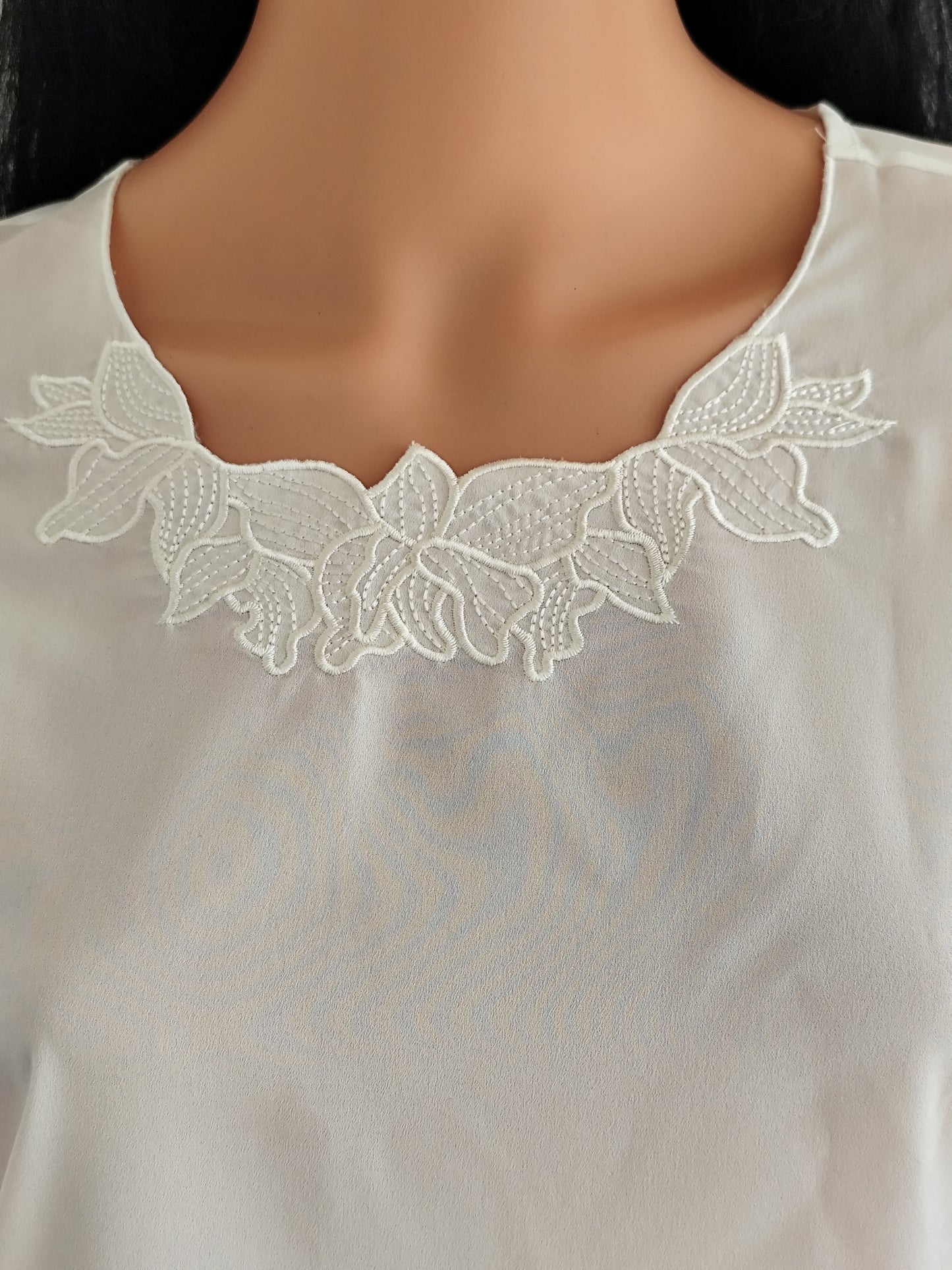 Blouse fluide blanche Afibel – Taille 38/40