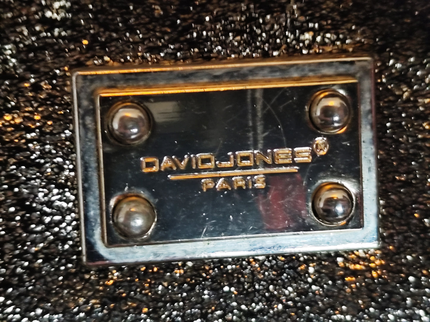 Sac David Jones – Effet Métallisé & Chaînette