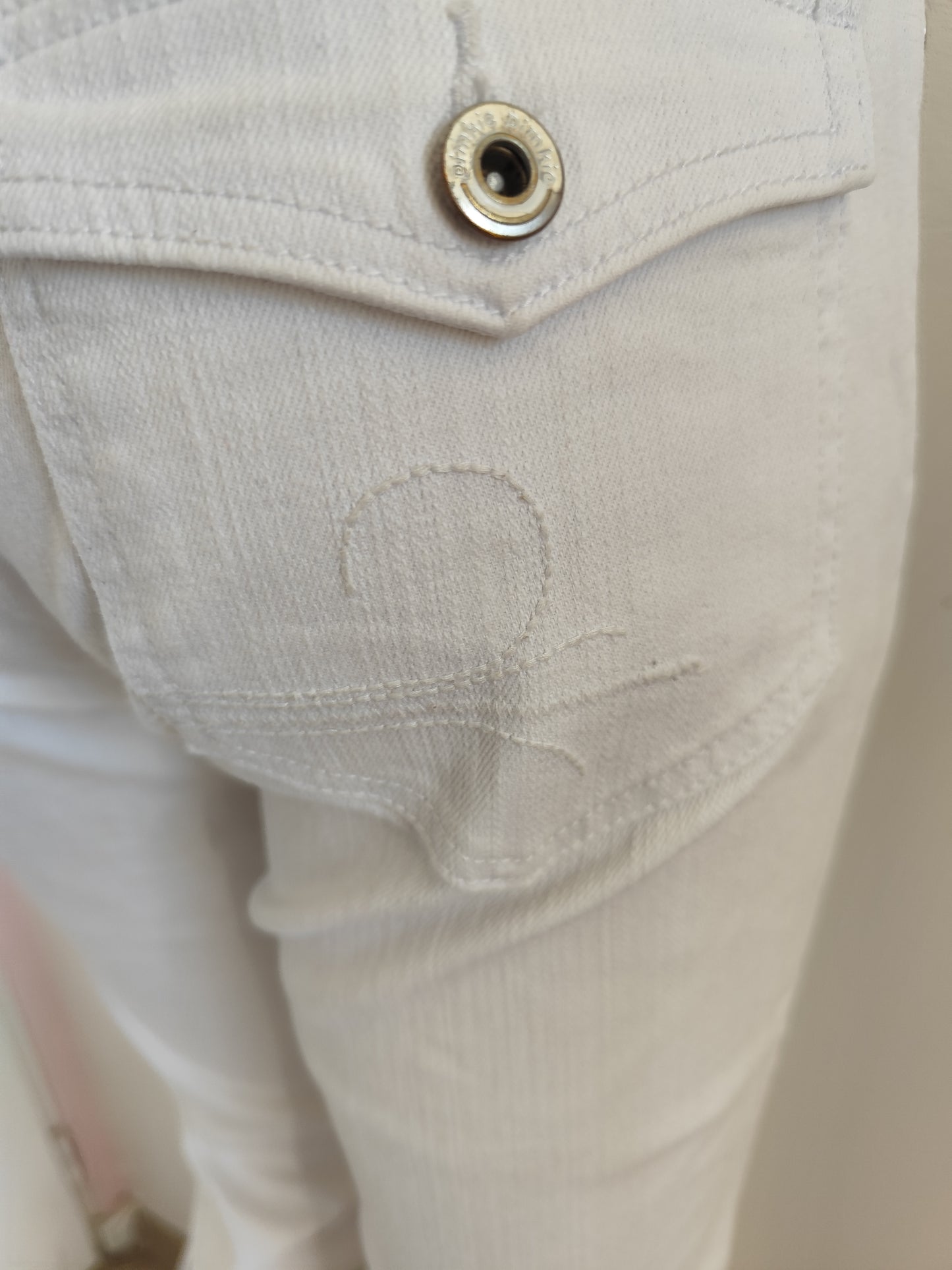 Pantacourt en jean blanc – Pimkie Collection –  Taille 34/36