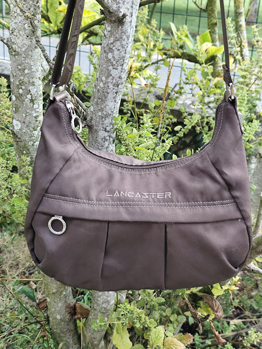 Sac baguette Lancaster Paris – Toile  Taupe