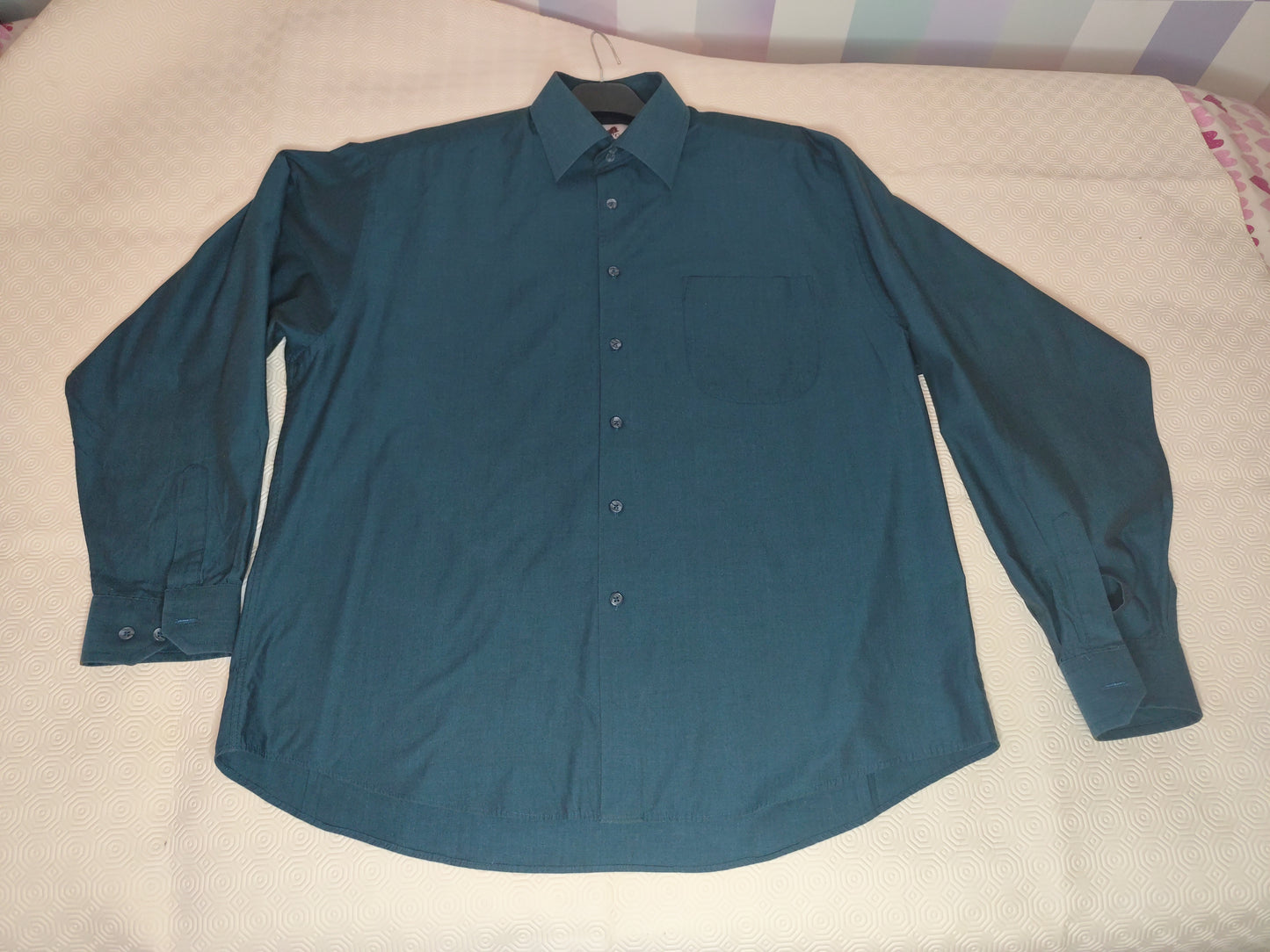 👔 Chemise Homme habillée verte – Taille XL 👔