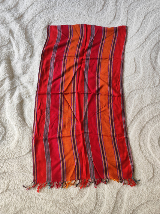 Écharpe tissée  multicolore – 170 × 47 cm