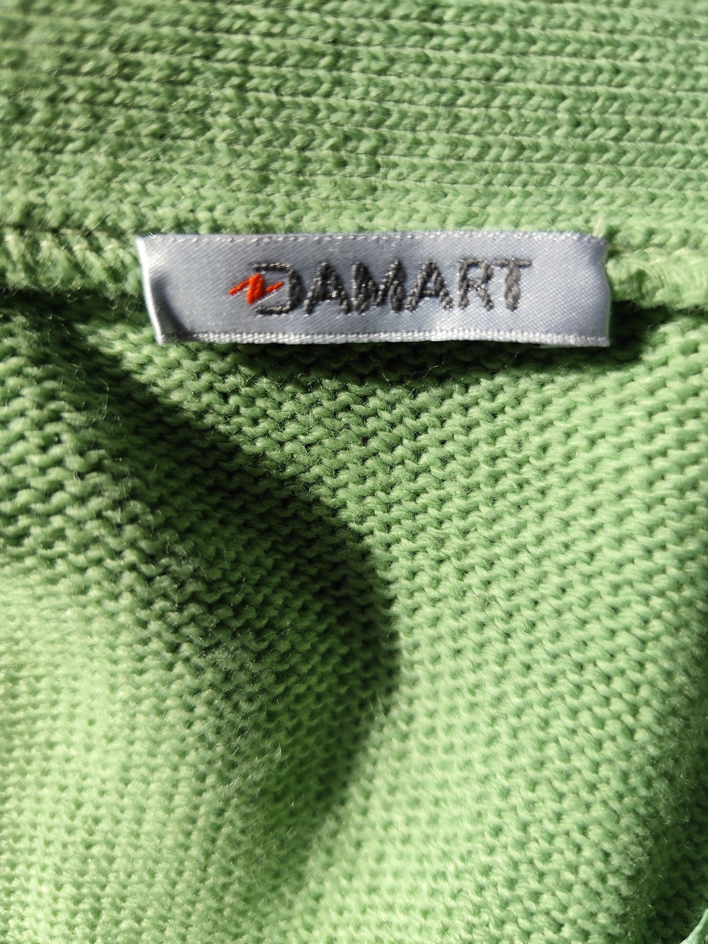 Grand gilet vert amande – Damart - Taille 38/40