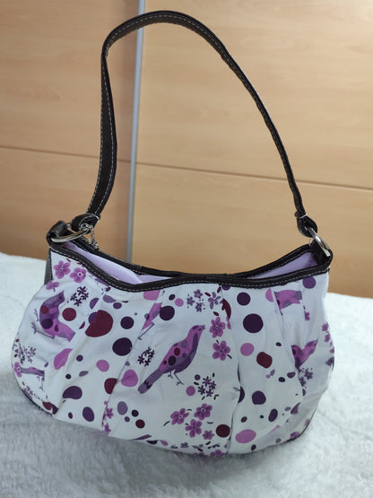 💜 Sac Bandoulière Cacharel en Tissu – Élégance Féminine et Praticité