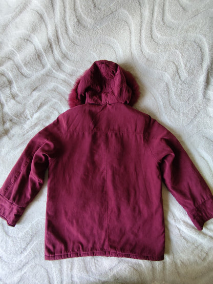 Parka bordeaux Un Jour Ailleurs – Taille 44