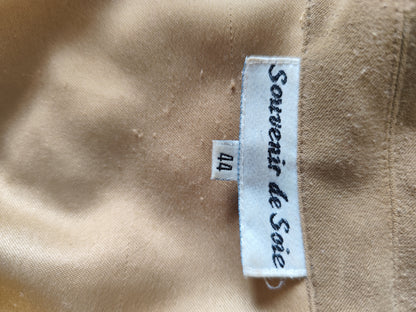 Veste  camel en suédine – Taille 38/40